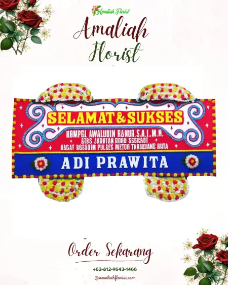 Papan Bunga Ucapan Selamat Paket Wedding Jakarta