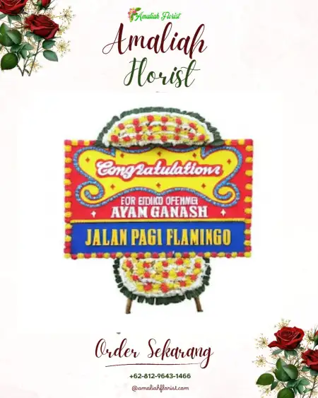 Sewa Papan Bunga Paket Wedding Jakarta